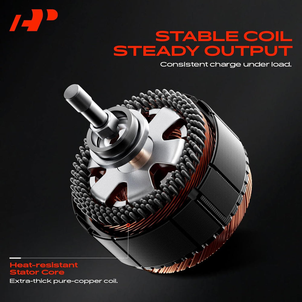 A-Premium Alternator, 12V 90A 5-Groove Pulley Clockwise