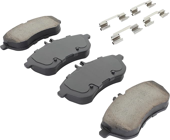 Premium Semi-Metallic Front Brake Pads Compatible