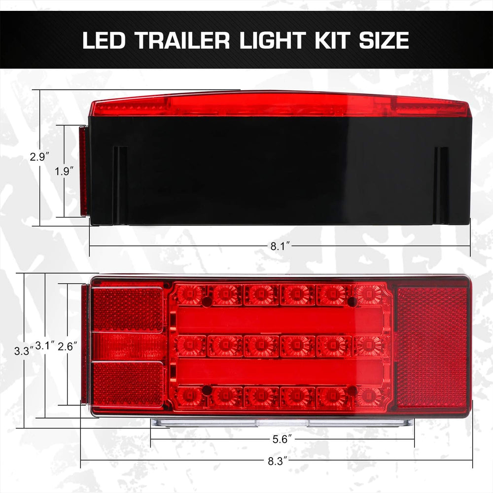 LINKITOM New Submersible LED Trailer Light Kit