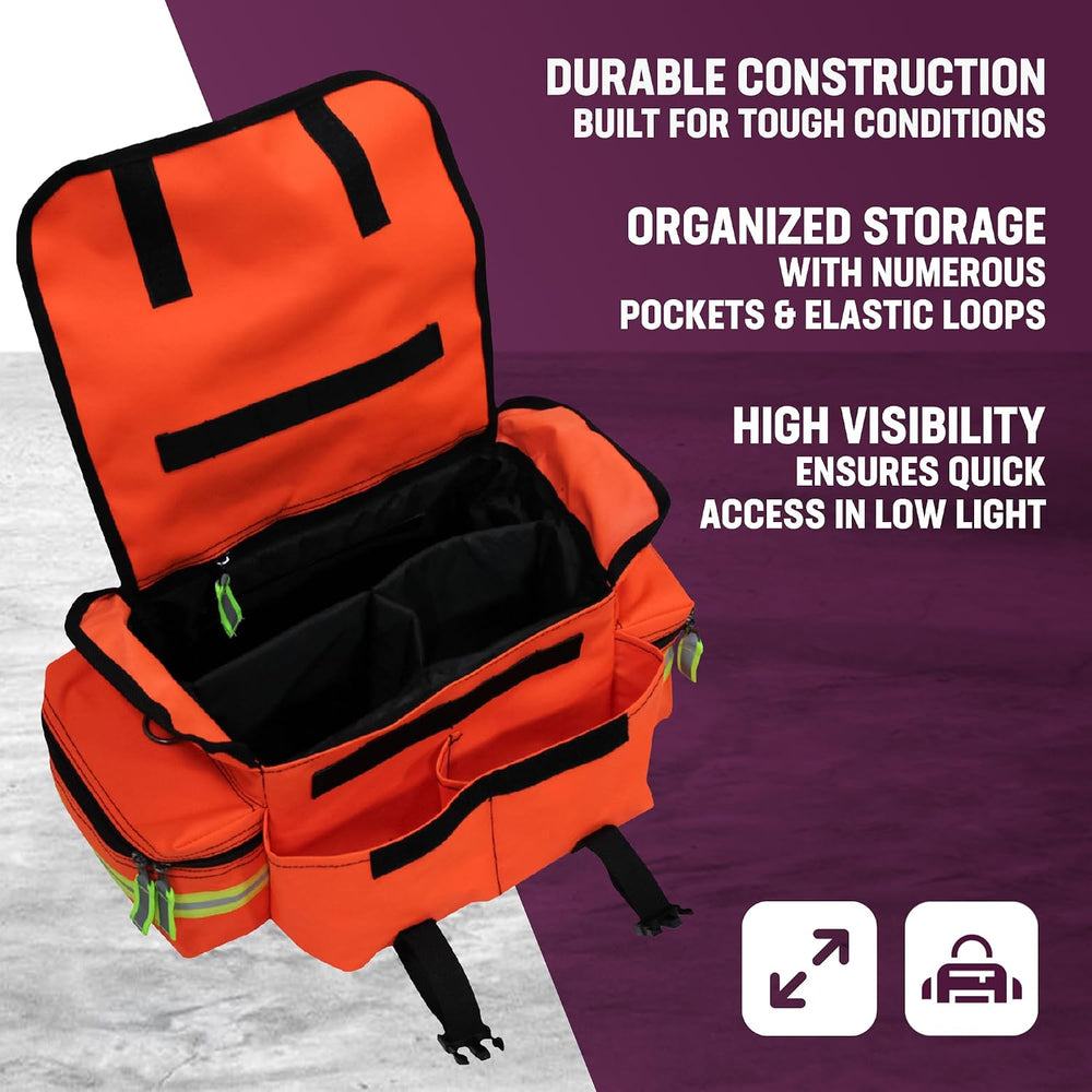 Kemp USA First Responder Trauma Bag-Orange