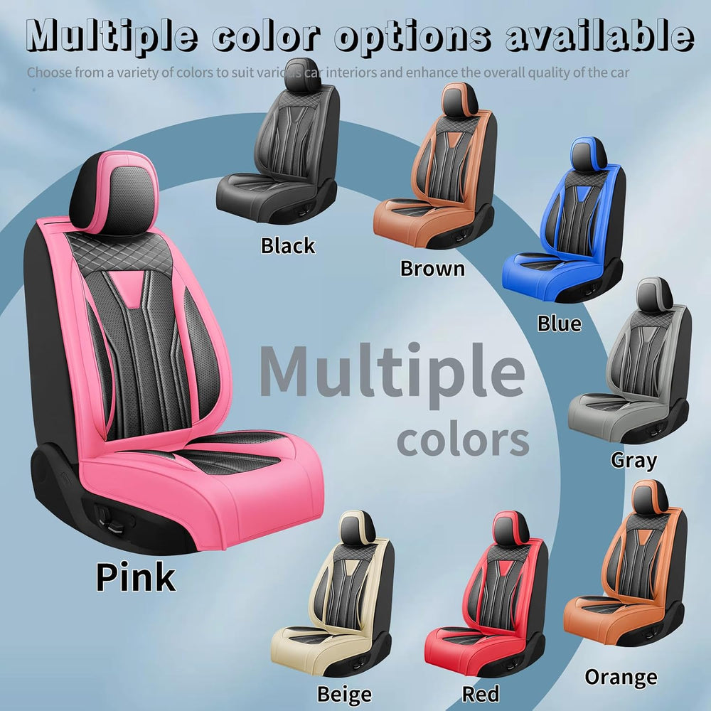 Car Seat Covers for Chevrolet/Chevy Blazer 2019-2027 Pink&Black