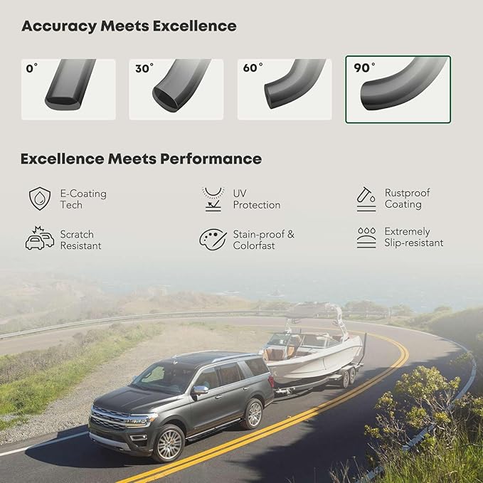 YHTAUTO 3 Inch Running Boards Side Steps Compatible