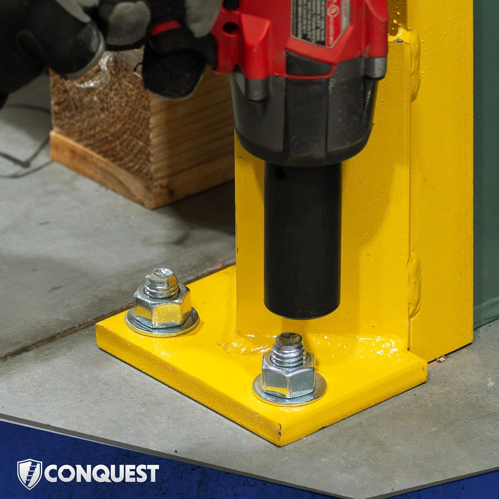 Conquest Zinc Plated Wedge Anchors for Concrete 1/2” x 4-1/2”
