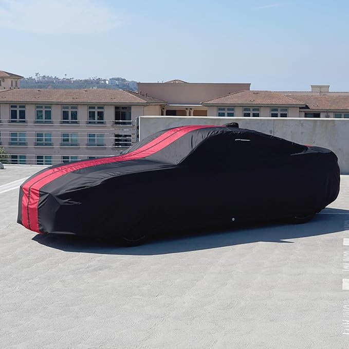 iCarCover Custom Car Cover for Pontiac Bonneville Waterproof All-Weather Rain