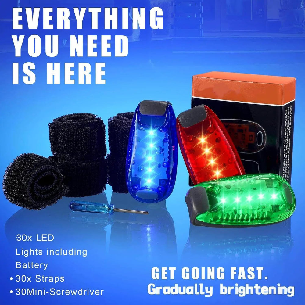 Copkim 30/60/100/200 Pcs LED Running Light Bulk