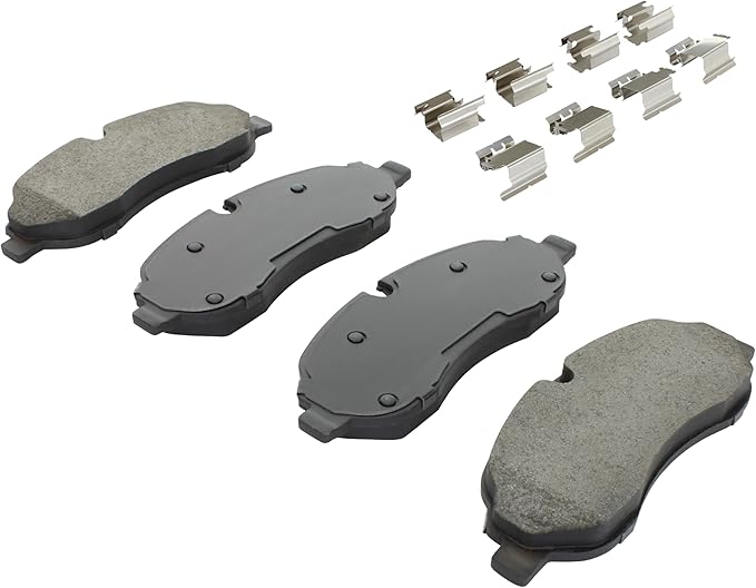 Premium Semi-Metallic Front Brake Pads Compatible