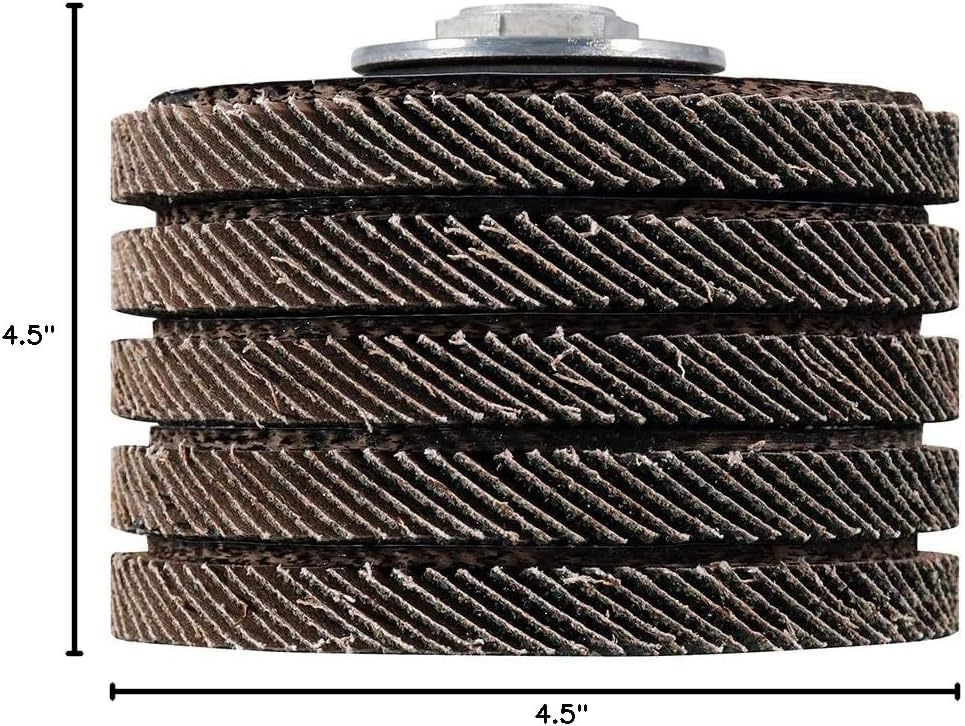 BHA 4-1/2 x 5/8-11 XL Zirconia Flap Disc T27-40 Grit - 5 Pack