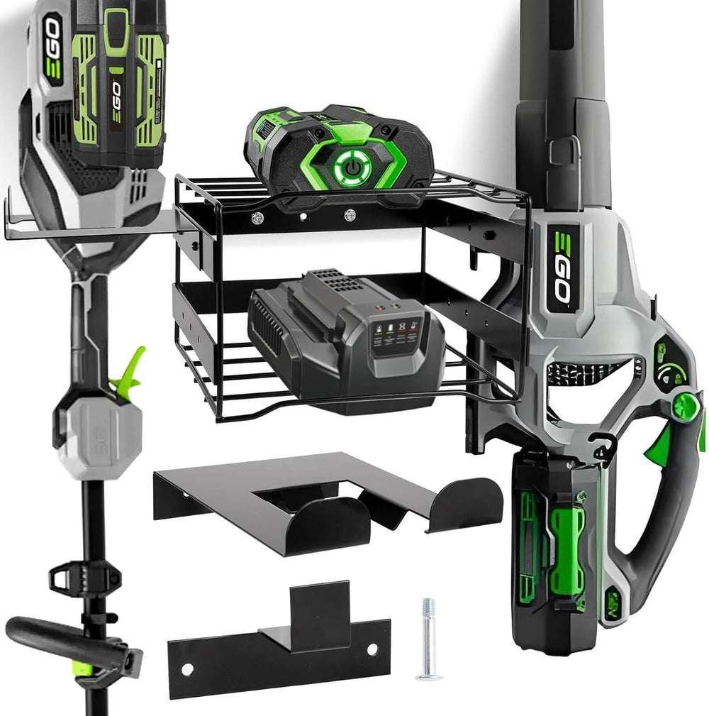 Power Tool Organizer Wall Mount - Heavy Duty Weed Eater Hanger for Garage Org...