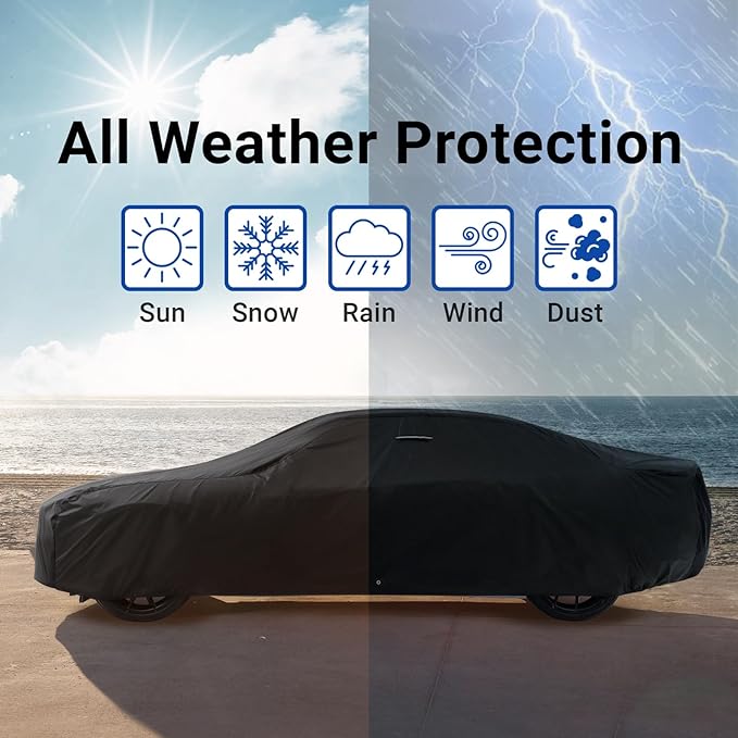 iCarCover Custom Car Cover for Chevy Vega Wagon Waterproof All Weather Rain