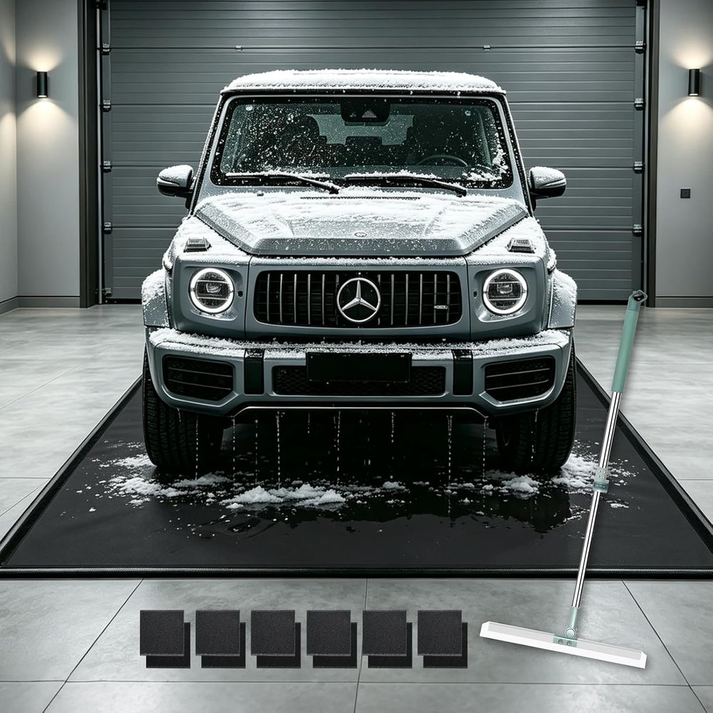Containment Mat 8'6" x 20' Garage Floor Mats for Under Car