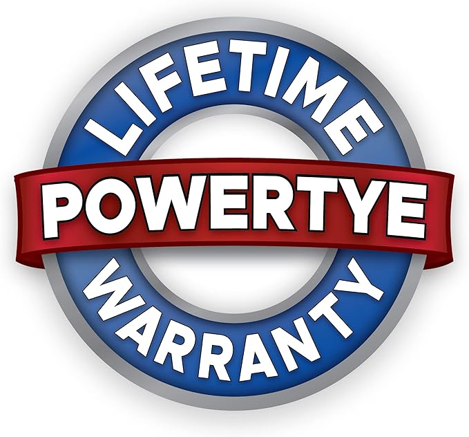 PowerTye - Made in USA - Extra Long Ratchet Tie Down Straps, Heavy Duty