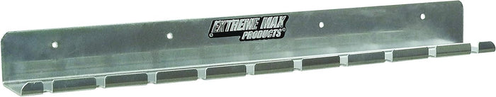 Extreme Max 5001.6059 Pneumatic Air Tool Rack Holder for Enclosed Race Trailer Shop Garage Storage, Silver