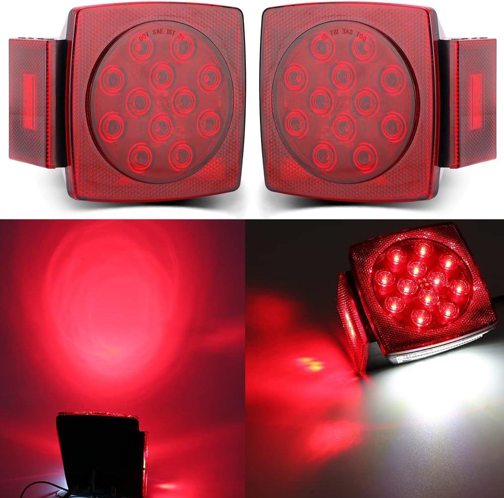 LIMICAR Trailer Light Kit with 15-LED Light Bar 6 Marker Lights