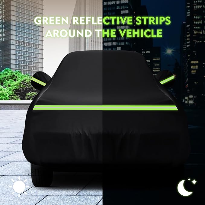 QUNSUNUS Waterproof Car Cover for Oldsmobile Cutlass 1966-1980/1988, Outdoor