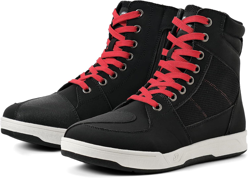 BORLENI Motorcycle Shoes for Men CE Certified Road Street Motocross Boots