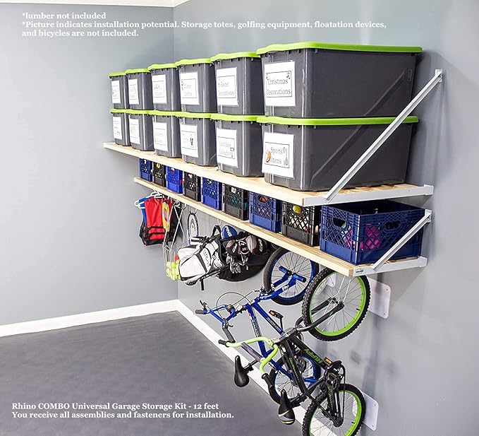 Rhino Combo Universal Garage Storage Kit