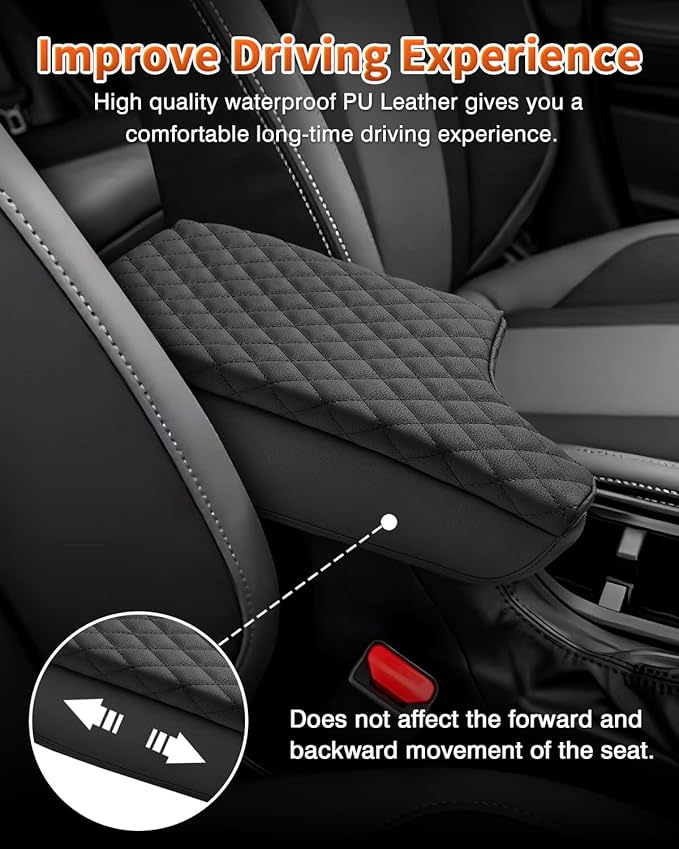 Shademax Subaru Crosstrek/Impreza Center Console Cover, Armrest Cover Cushion