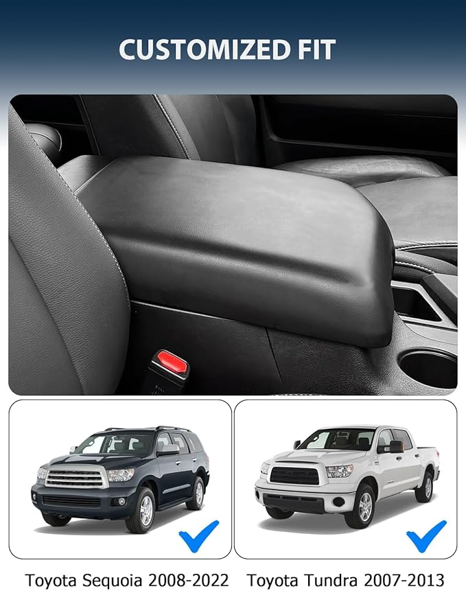 Center Console Cover for Toyota Tundra Accessories 2007-2013 & Toyota Seq...