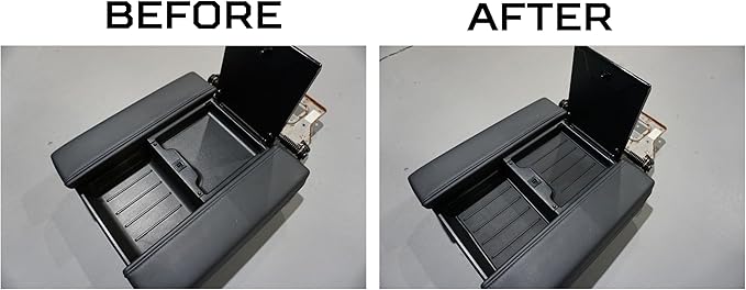 AJT DESIGN Center Console Organizer Tray Liner Compatible