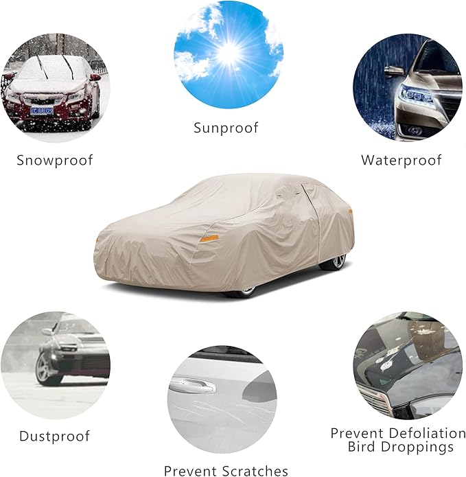 Heavy Duty Outdoor Car Cover Compatible