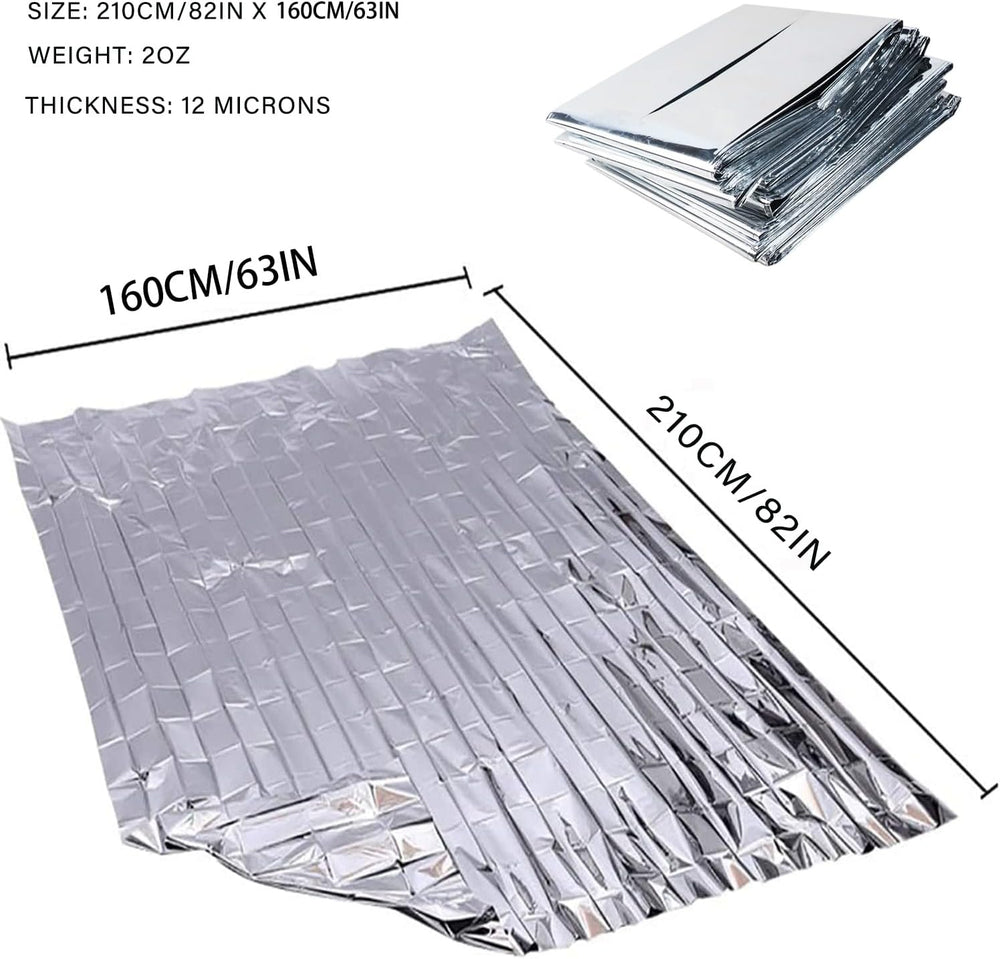Emergency Foil Thermal Blanket shelter Survival Reflective Blankets