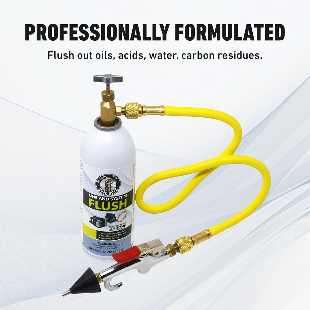Leak Saver AC Flush Solvent Kit | Pressurized AC Flush Kit Solvent for Cleani...