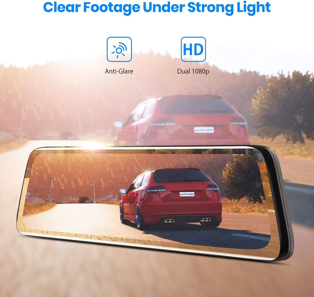 AUTO-VOX V5PRO 1080P 9.35'' OEM Rear View Mirror Camera