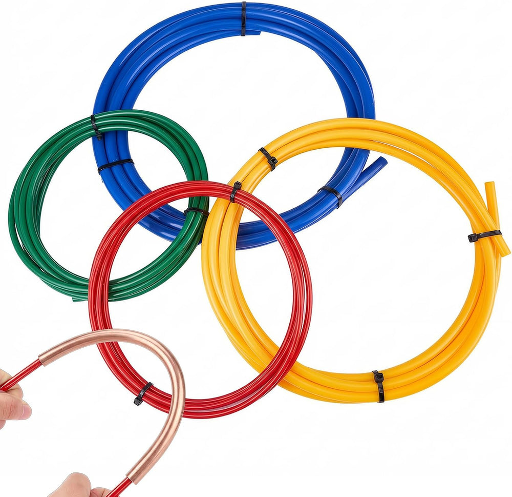 Copper Tube Bending Strip 13 ft (4 m), 4 Pcs Air Conditioning Copper Tubing E...