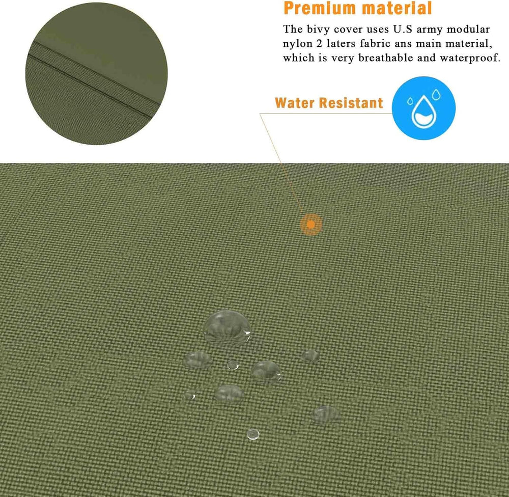 MT Army Military Modular Sleeping Bags System, Multi Layered with Bivy Cover ...
