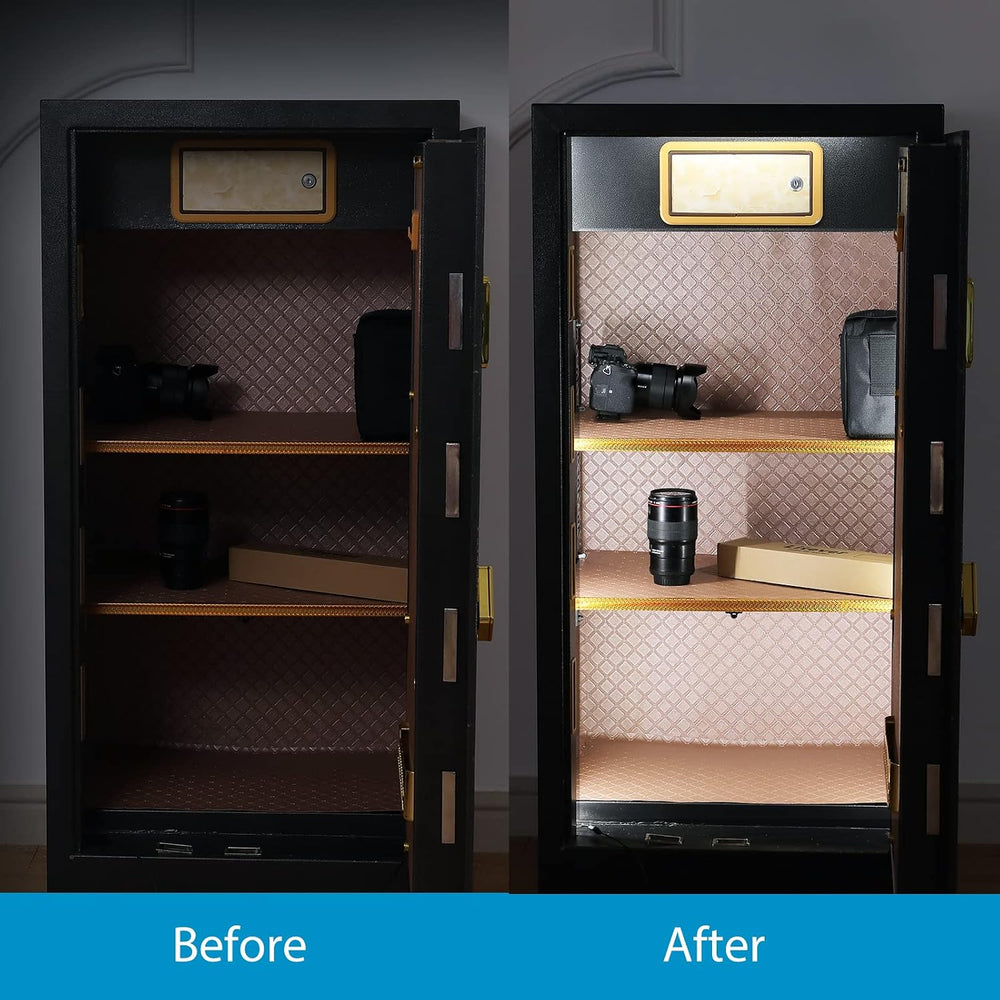 Litever LED Safe Lighting Kit Plug in. Door Control Activated. 5000K