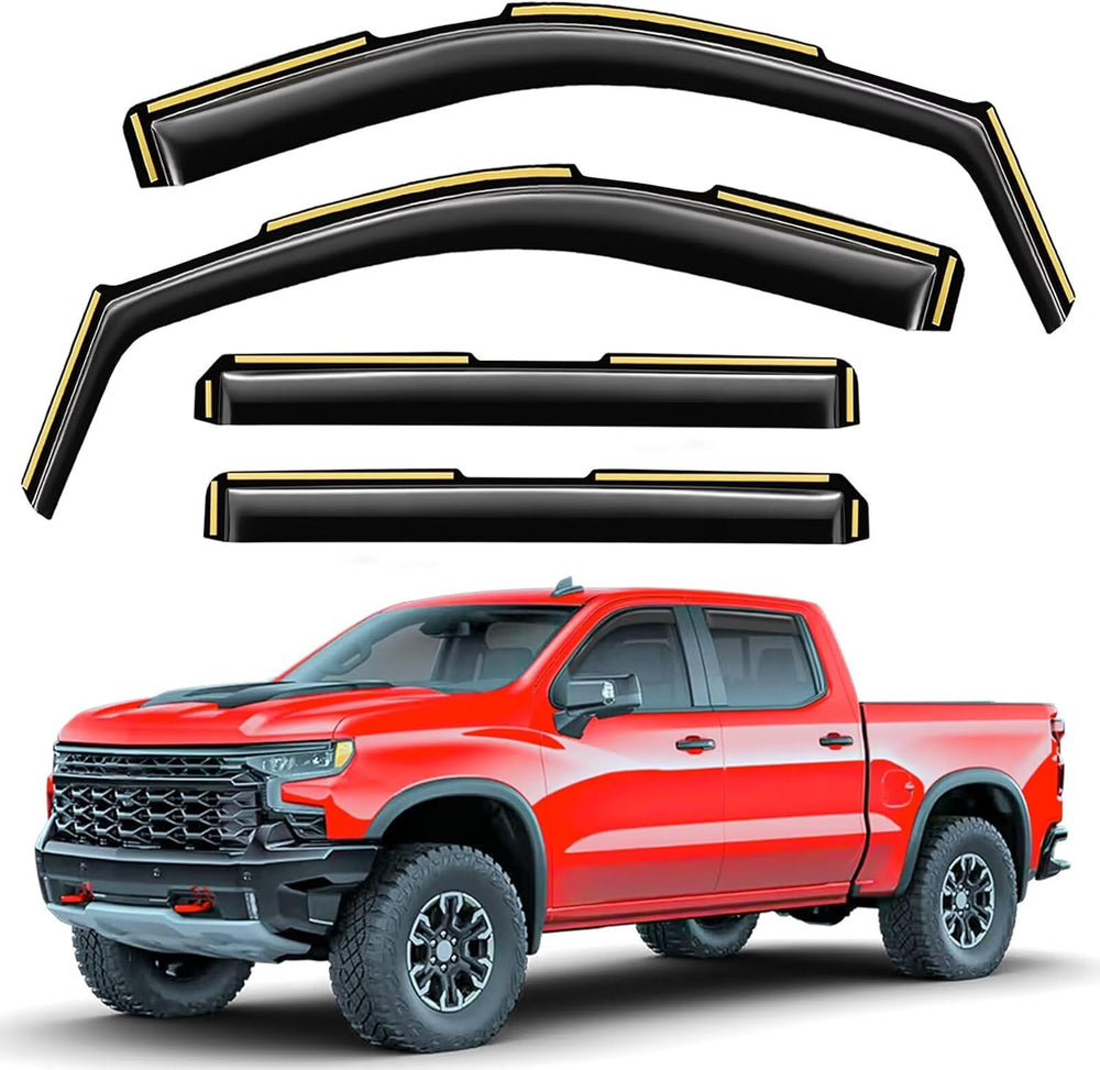 in-Channel Window Rain Guards Compatible