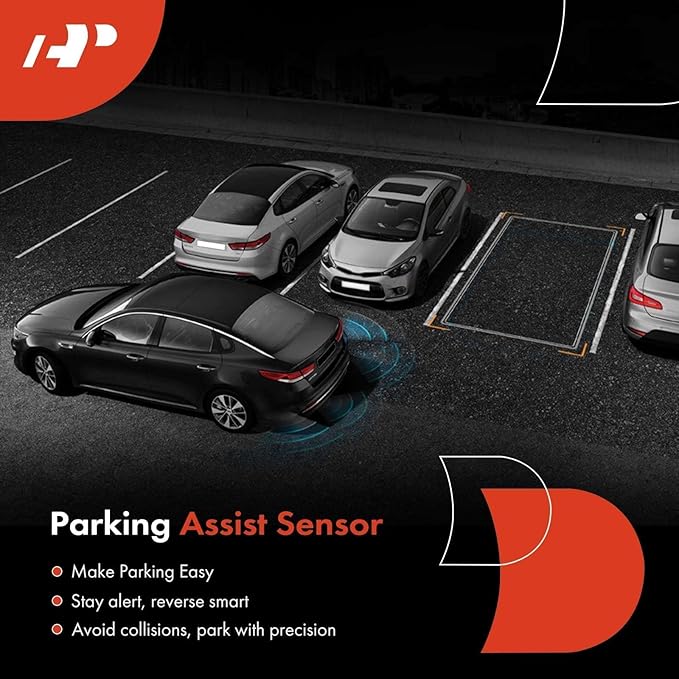 A-Premium 4-PC Rear PDC Reverse Backup Parking Aid Assist Sensor Compatible