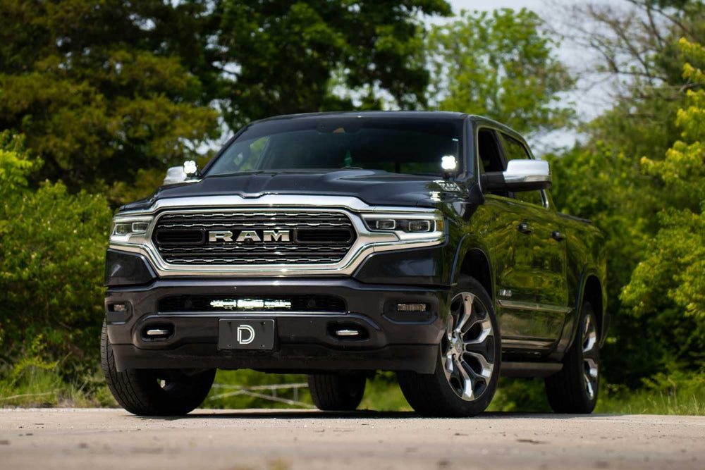 Diode Dynamics Stage Series Backlit Ditch Light Kit compatible with Ram 1500 ...