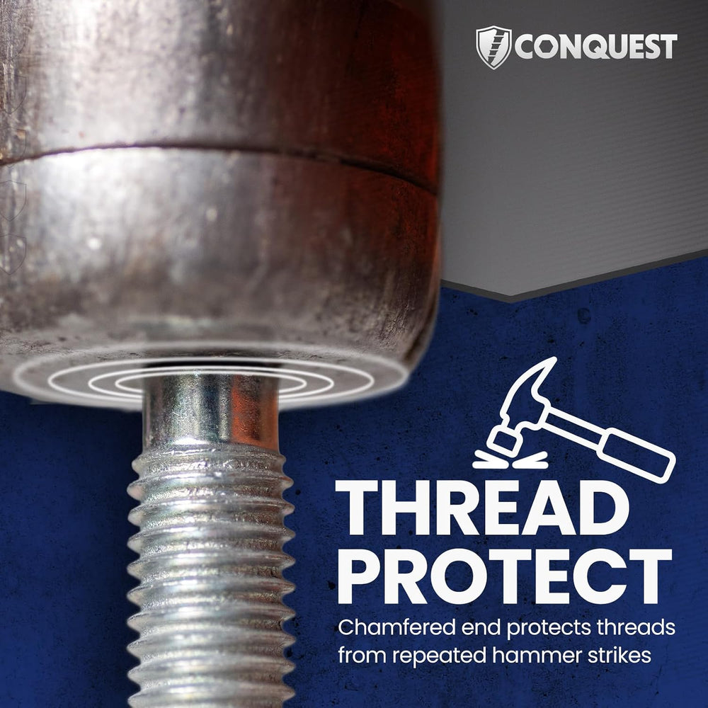 Conquest 304 Stainless Steel Wedge Anchors for Concrete 1/2” x 7”