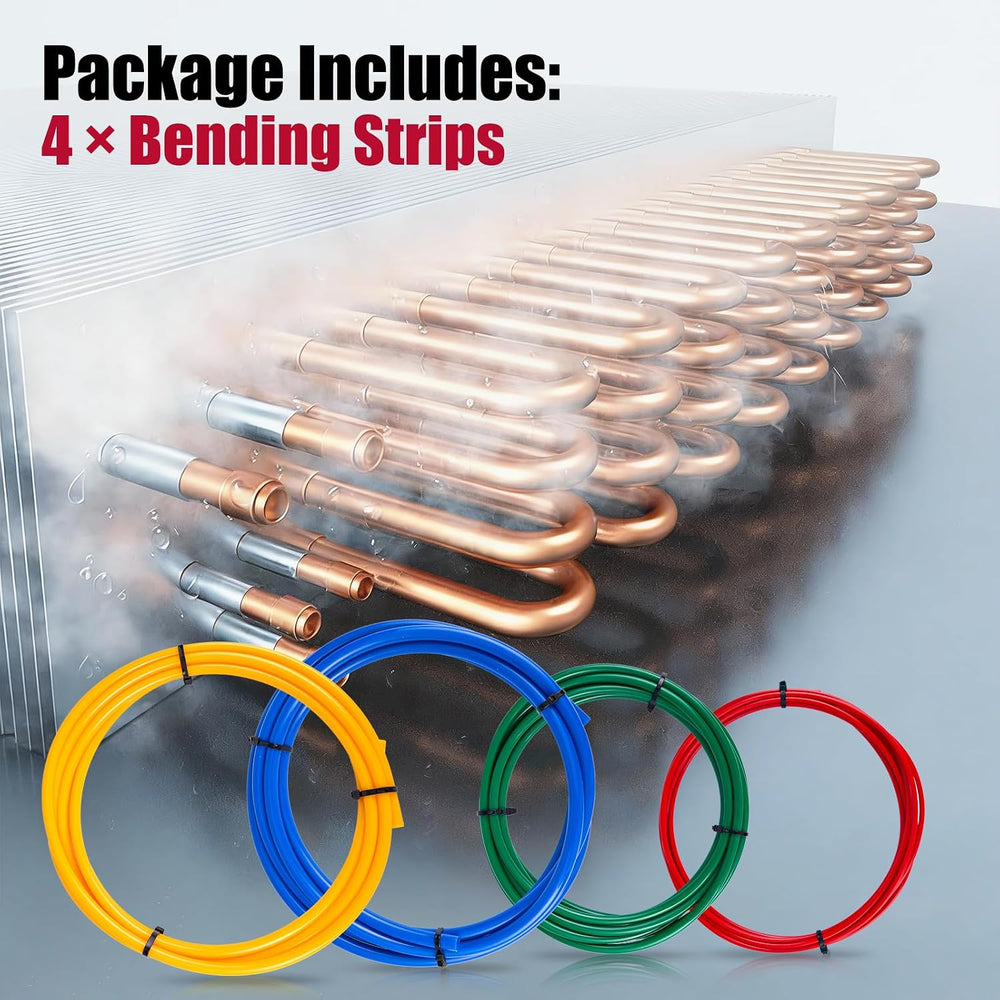 Copper Tube Bending Strip 13 ft (4 m), 4 Pcs Air Conditioning Copper Tubing E...