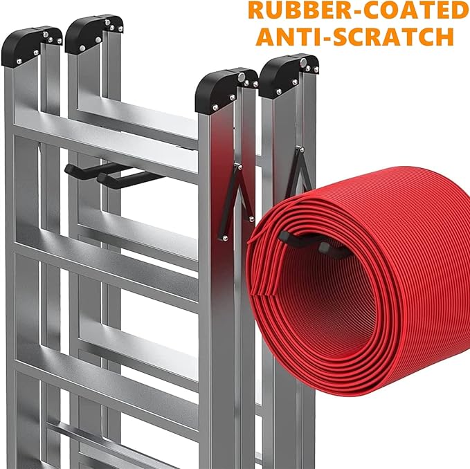 TORACK 4 Pack Garage Storage System Hooks, Heavy Duty Wall Mount Tool Organizer