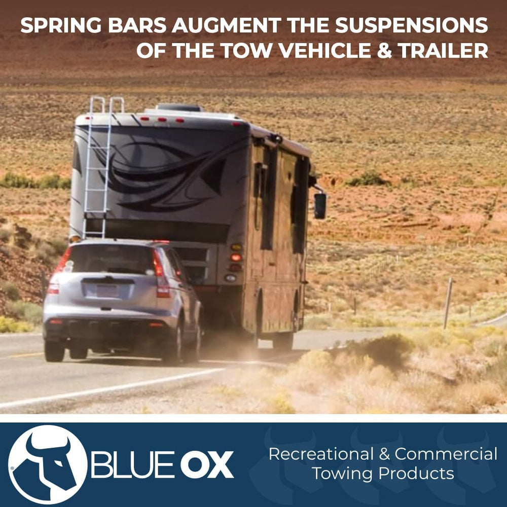 Blue Ox BXW01050 TrackPro Weight Distribution Hitch 2″ Receiver | 7 Hole Shan...