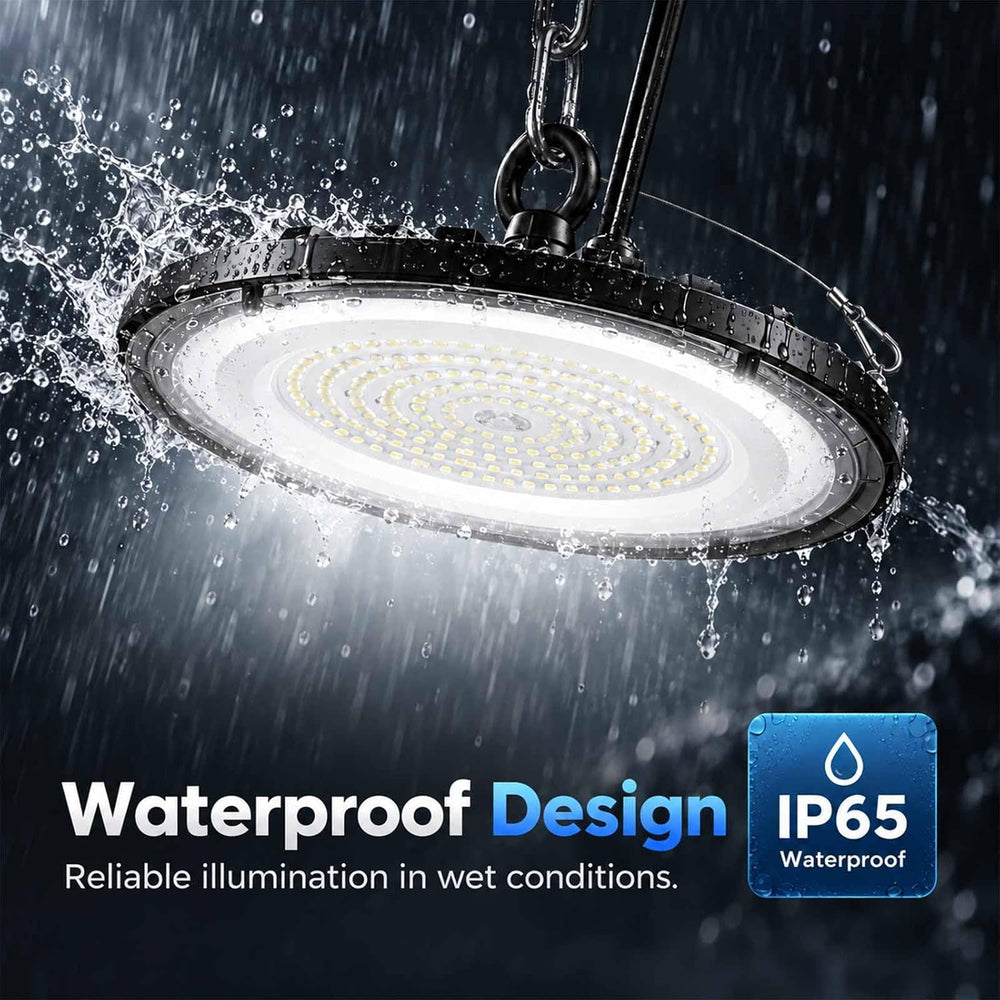DragonLight 10 Pack UFO LED High Bay Lights 300W 40500LM 5000K, UL Listed