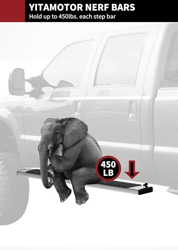 YITAMOTOR 6 inches Running Boards Compatible