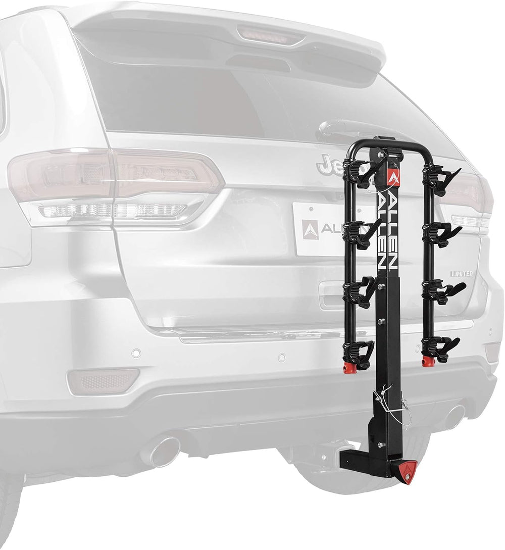 Allen Sports Deluxe Locking Quick Release 4-Bike Carrier for 2 Inch Hitch, Mo...