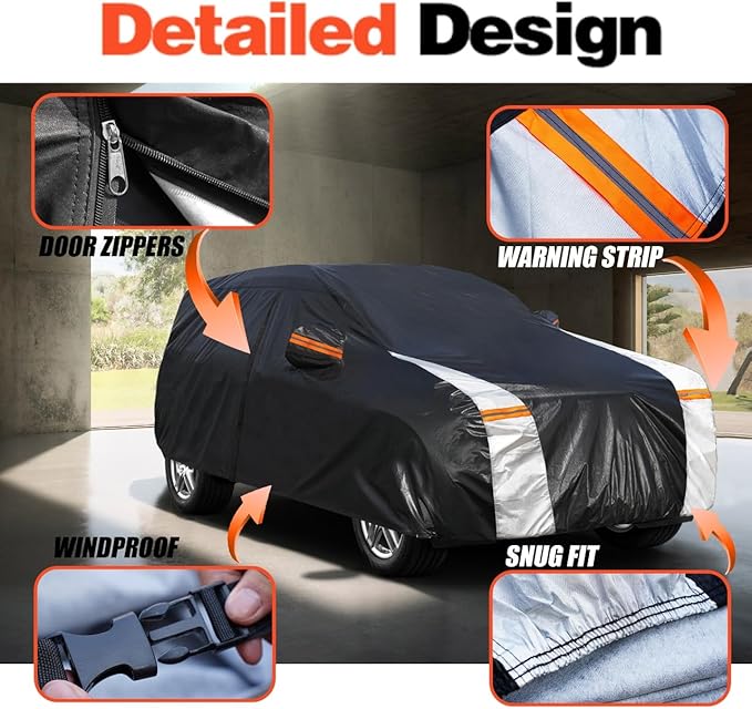 Subaru Ascent Car Cover 100% Waterproof All Weather, Gift