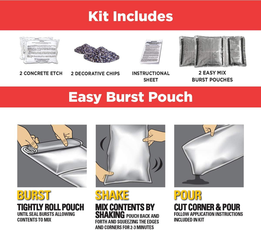 Rust-Oleum EpoxyShield Garage Floor Coating, Gloss Dark Gray, 2.5 Car Kit