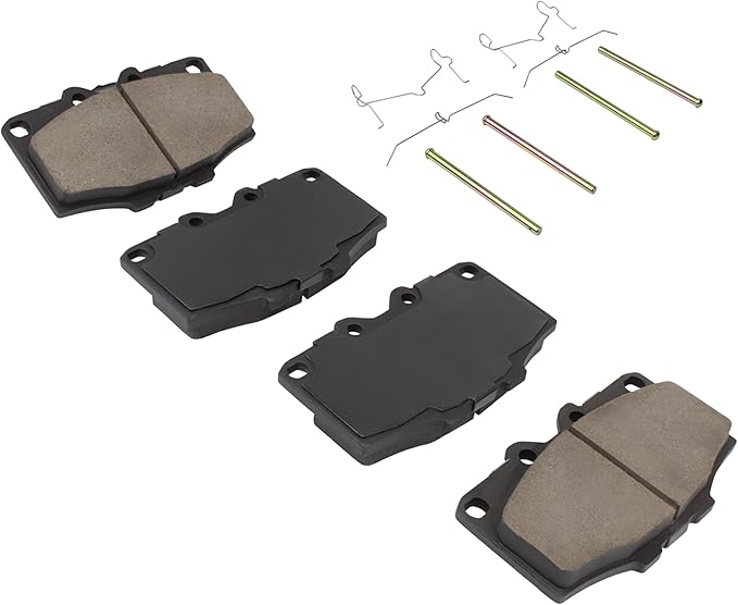 Premium Semi-Metallic Front Brake Pads Compatible