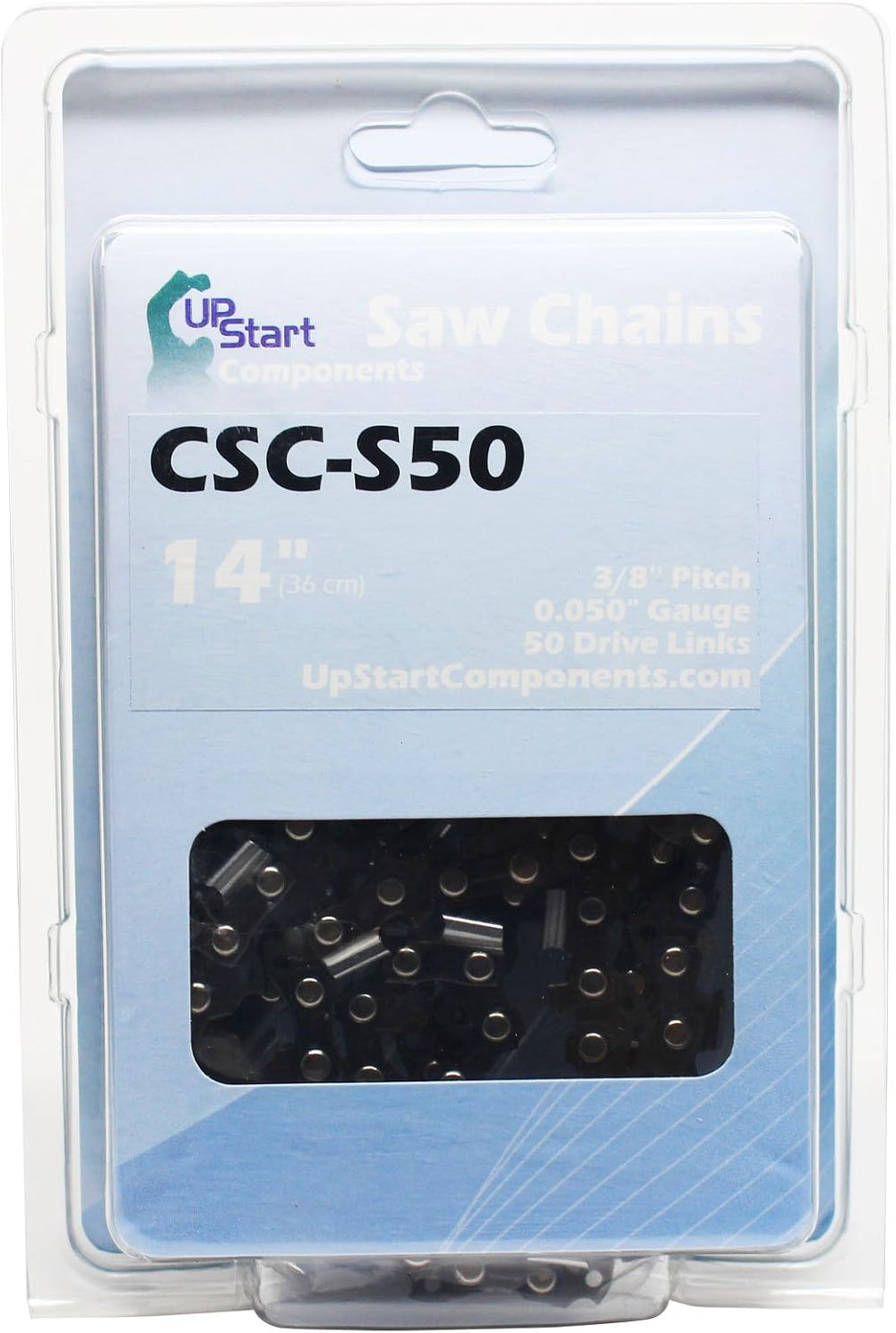 6-Pack 14" Semi Chisel Saw Chain for Oregon S50 Chainsaws