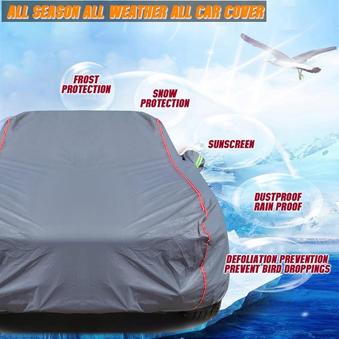 Waterproof Zipper Doors Pickup Car Cover, Ram 1500 2500/ Chevy Avalanche