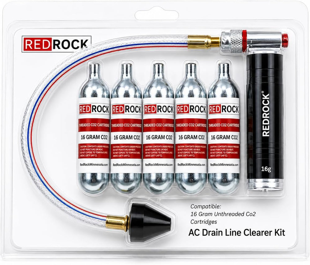 RedRock Gallo Drain Gun AC Drain Line Cleaner Tool, HVAC Air Conditioner Cond...