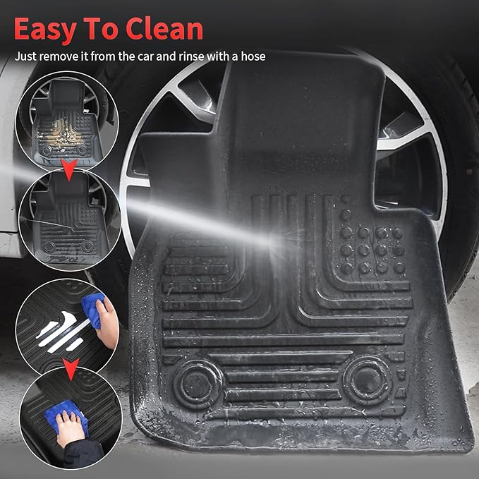 Wayhigh-All Weather Floor Mats & Cargo Liner and Seatback Cargo Set
