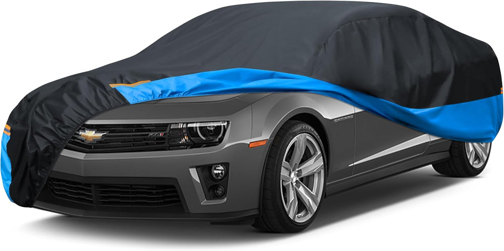 Car Cover Waterproof All Weather Outdoor Windproof Dustproof UV Protection Fit