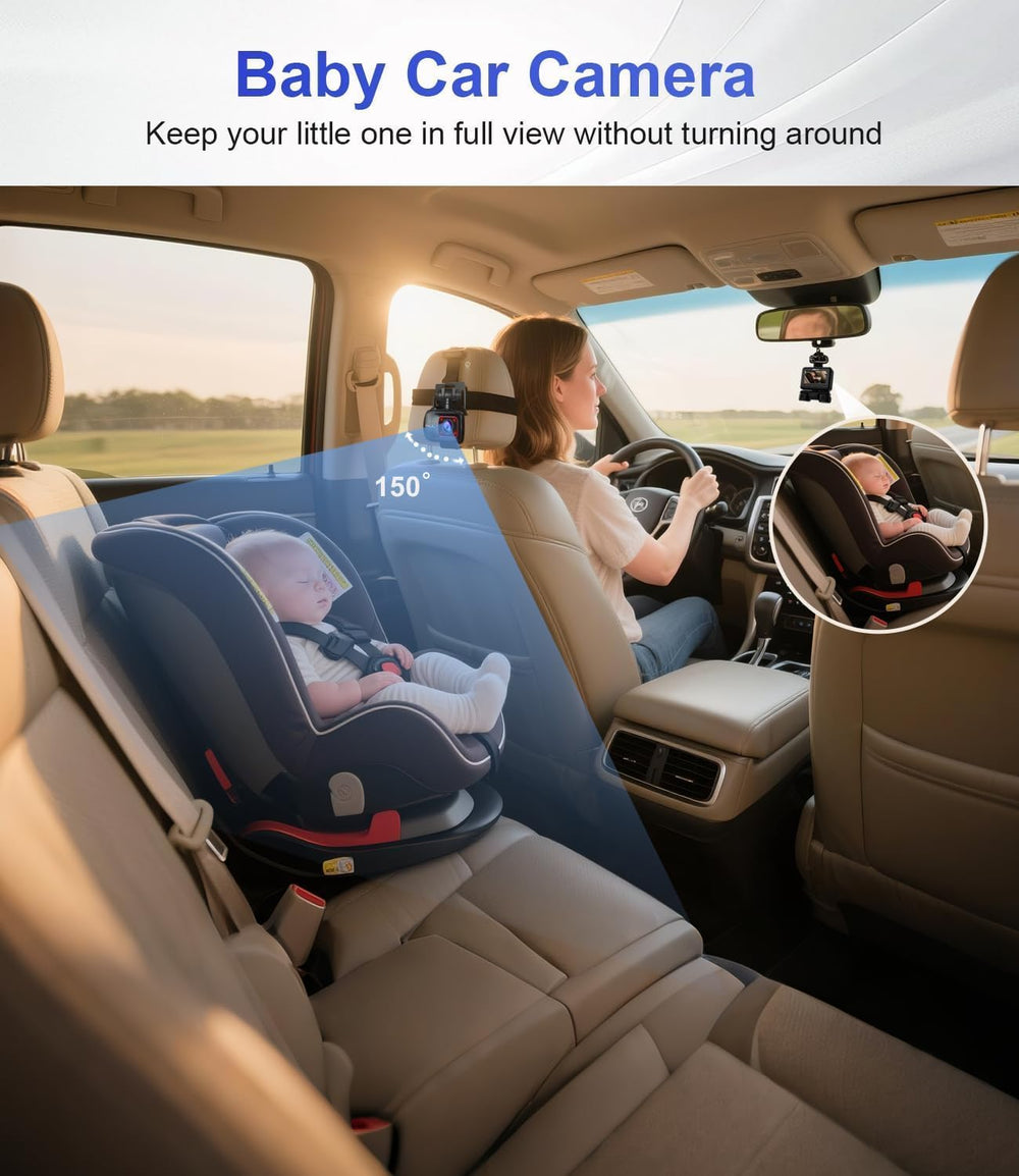 4K Dash Cam,5 Channel 360° View,AI Adas System,Free 128G Card,GPS