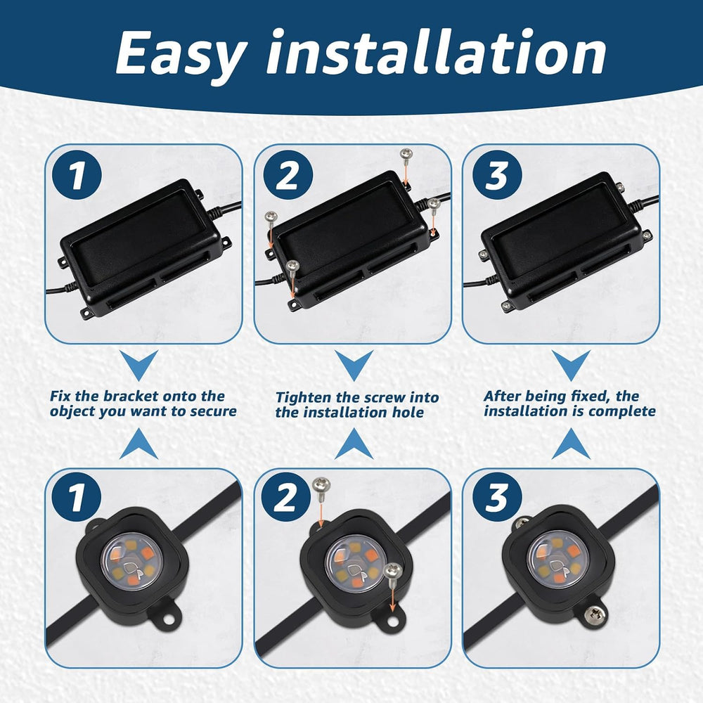 Light Mounting Clips Kit for Govee Pro H706A/B/C H806A/B/C-for 200FT